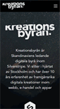 Mobile Screenshot of kreationsbyran.se