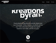 Tablet Screenshot of kreationsbyran.se